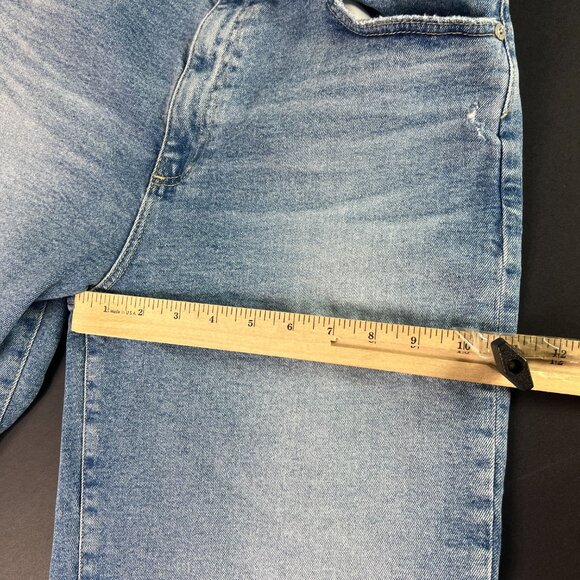 Adriano Goldschmid Jeans Womens 30x32* Kora High Rise Wide Leg Blue Denim Tag 29 - Picture 14 of 16